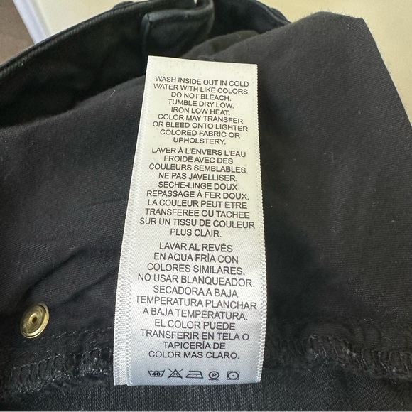 FRAME Le One Skinny High-Waisted Jeans in Larsen Black Wash SZ 2 (SIZES 29-34) - Picture 13 of 13